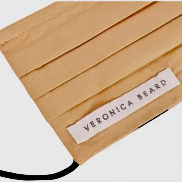 Set of 2 NWT VERONICA BEARD Reusable Cotton Leopard Print Face Masks Coverings - Picture 4 of 10